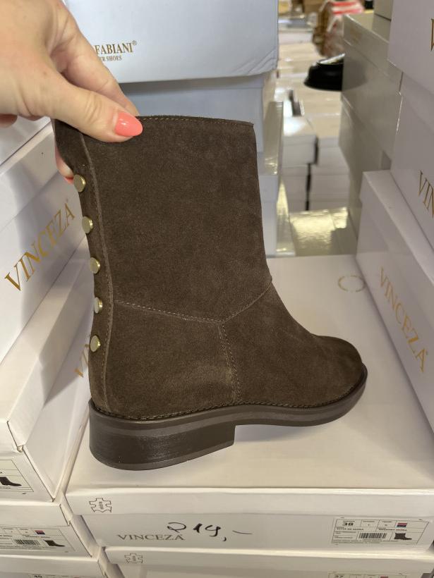Vinceza 4 botek brązowy skóra naturalna vinceza 31710 brązowy skóra 