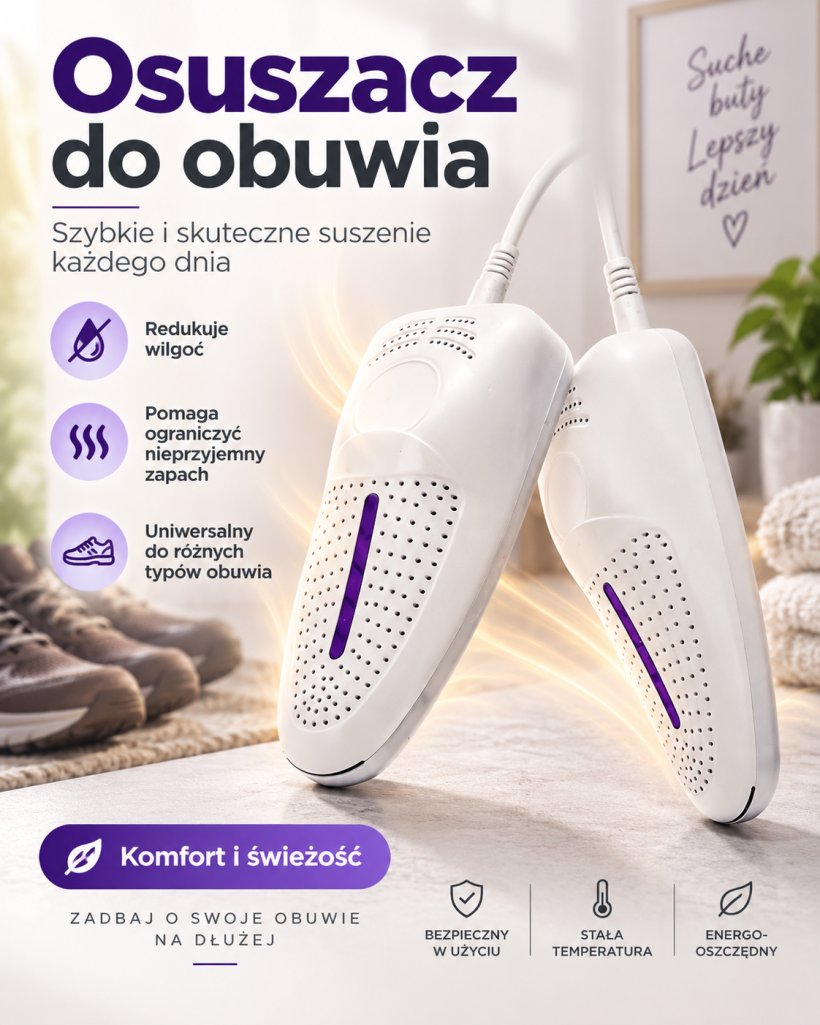 Osuszacz do obuwia