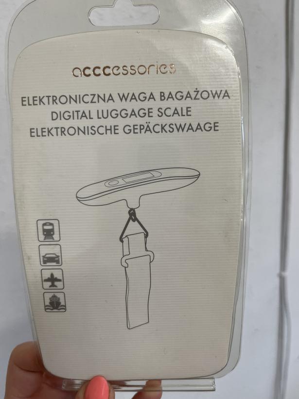 Waga do bagażu poręczna elektroniczna