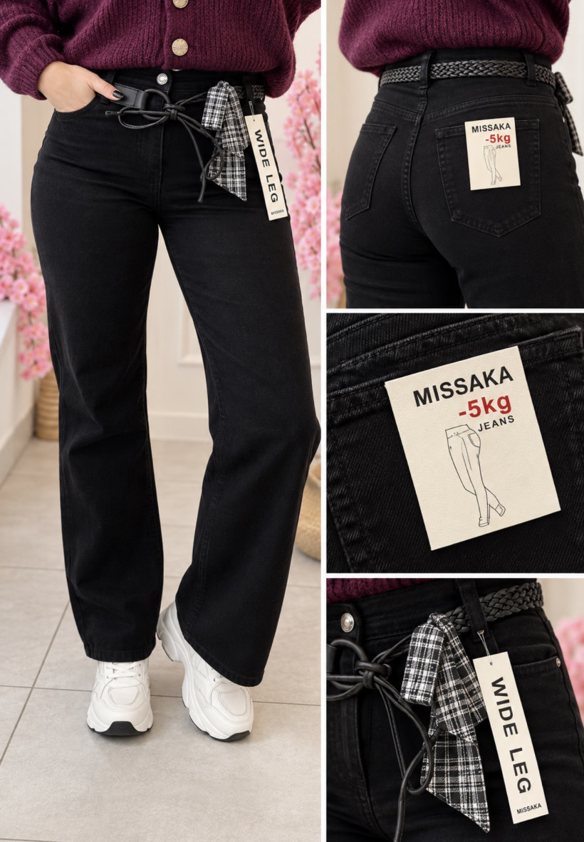 Jeansy czarne HOT 15737