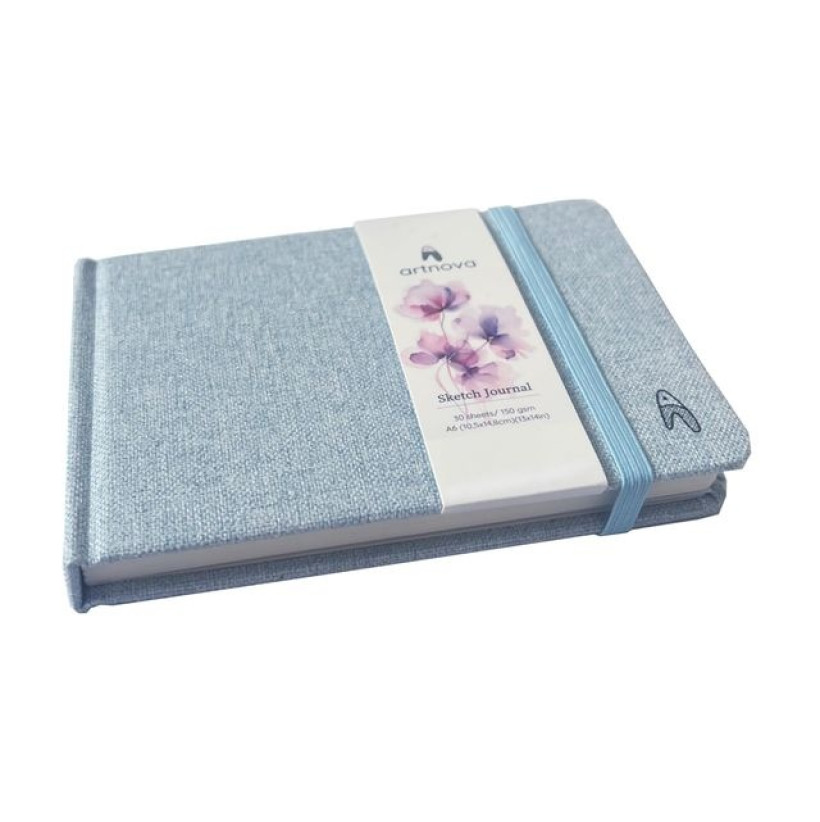 Szkicownik A6 Artnova 200gsm 60stron  bawełniana okładaka (D3)