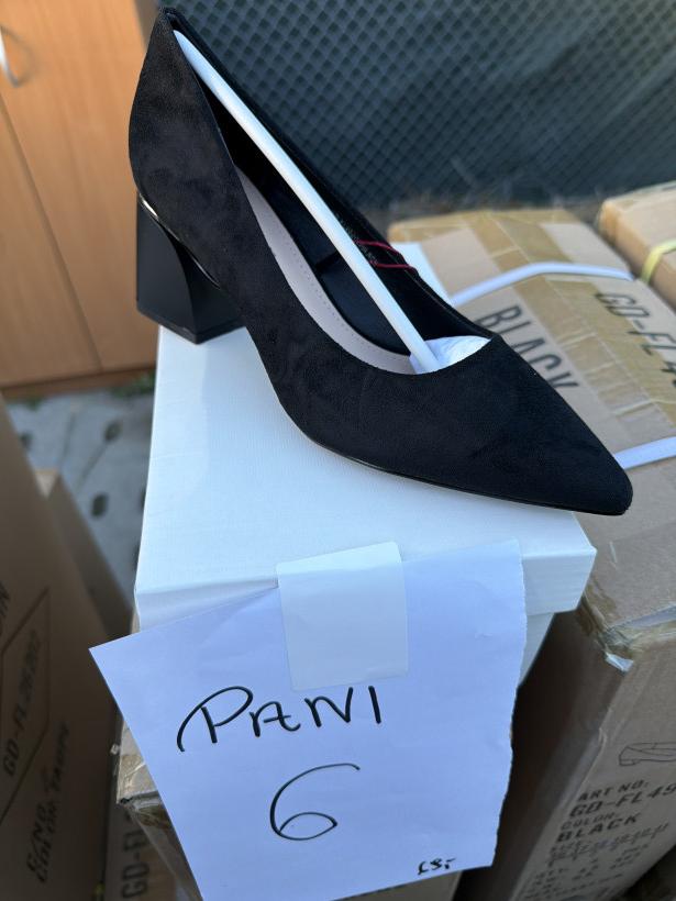 pani 6 półbut obcas czarny Goodin GD-FL26202 black 