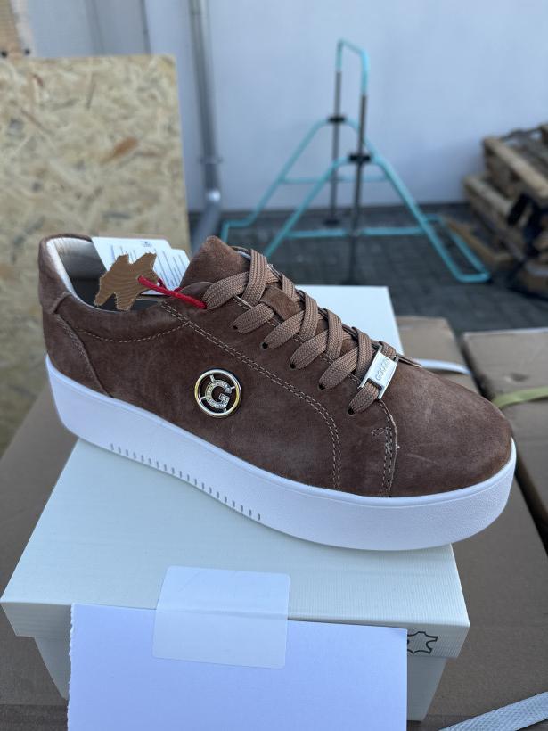 moda 10 adidas brązowy na grubej podeszwie goodin gd-xw-1008 brown