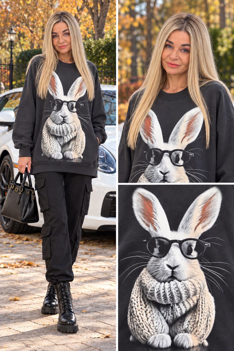 BLUZA KRÓLIK 28377 RB14