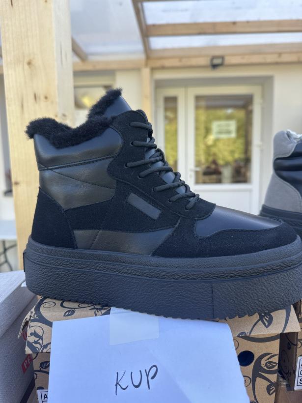 adik 1 adidas zimowy ocieplany za kostkę czarny aotoria f126 black
