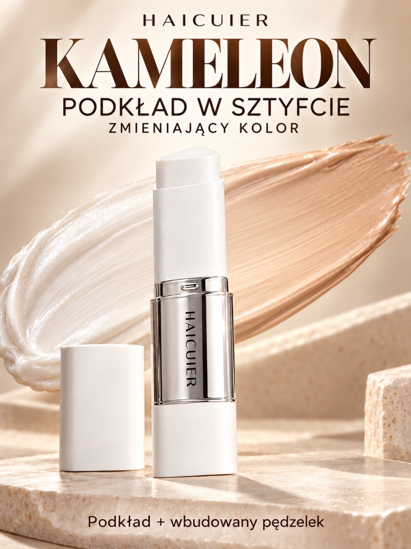 Podkład KAMELEON w SZTYFCIE zmieniający kolor