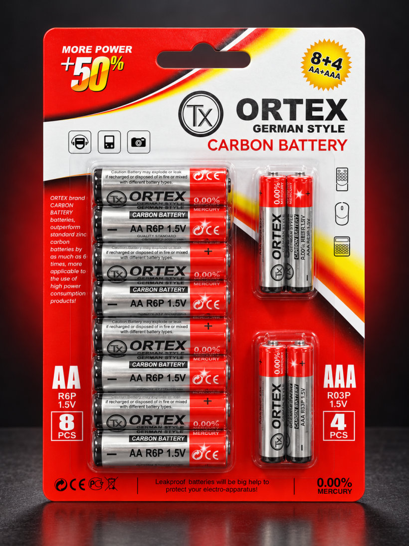 MEGA zestaw BATERII 8+4 szt. GRATIS
