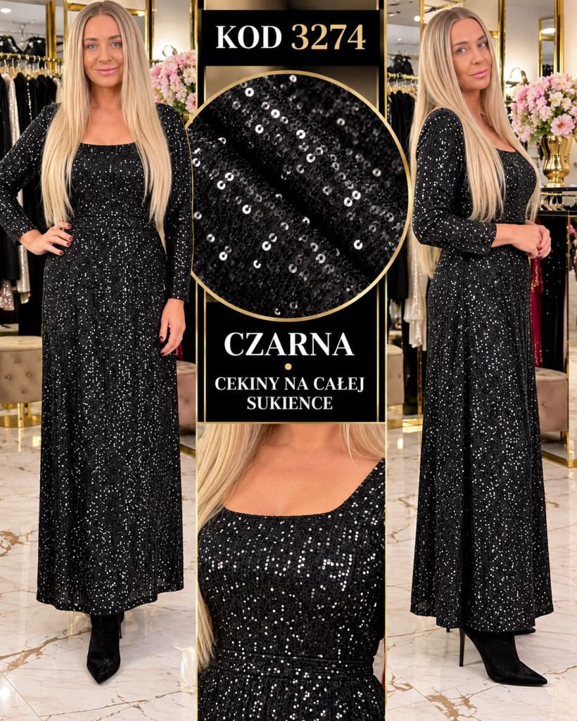 SUKIENKA CEKINOWA HAZELLE 3274 RN5 / ZAPISY
