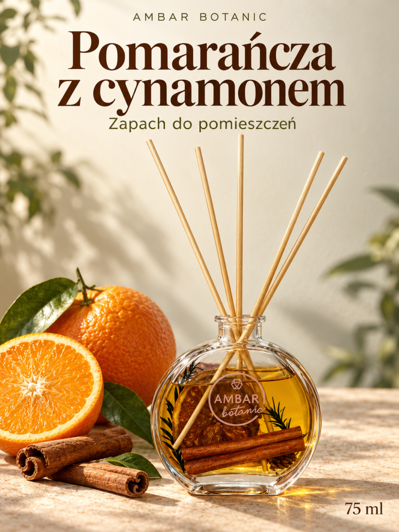 Zapachy patykowe - AMBAR Botanic 75 ml