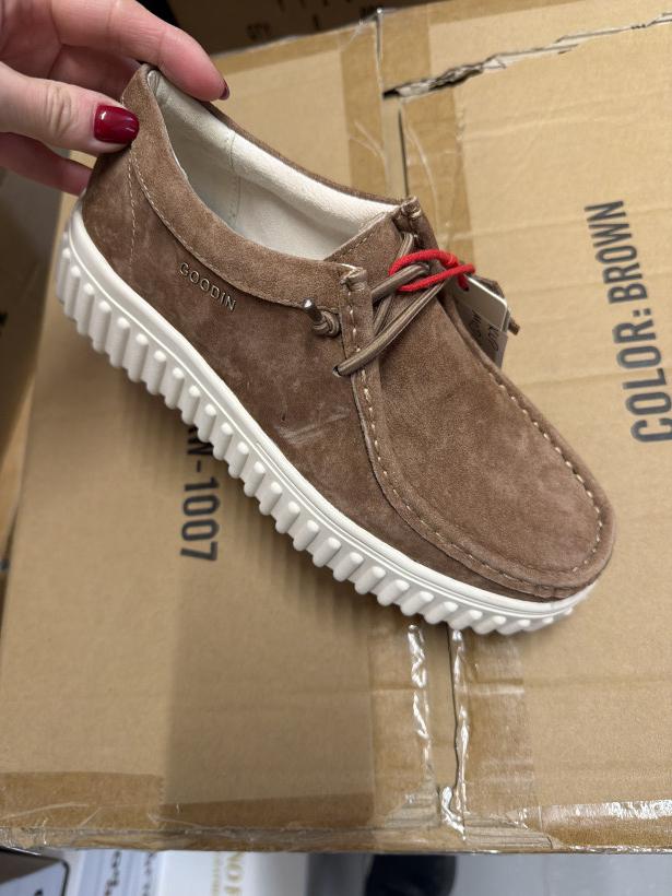 Moda 54 mokasyn Hiszpan brązowy GD-XW-1007 brown 