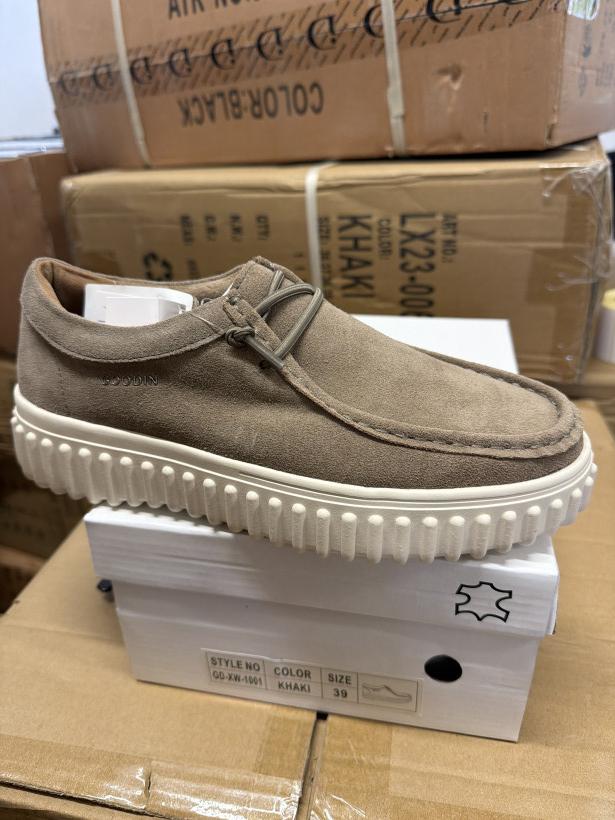 Moda 55 mokasyn Hiszpan taupe GD-XW-1001 khaki 
