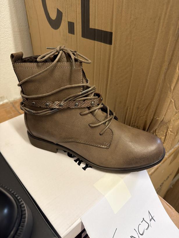 Francja 14 botek taupe Lady Glory F6068 khaki 
