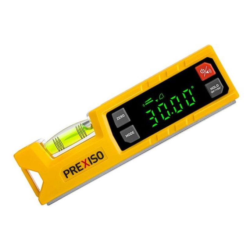 Elektryczna poziomica z inklinometr 0–180 na magnes