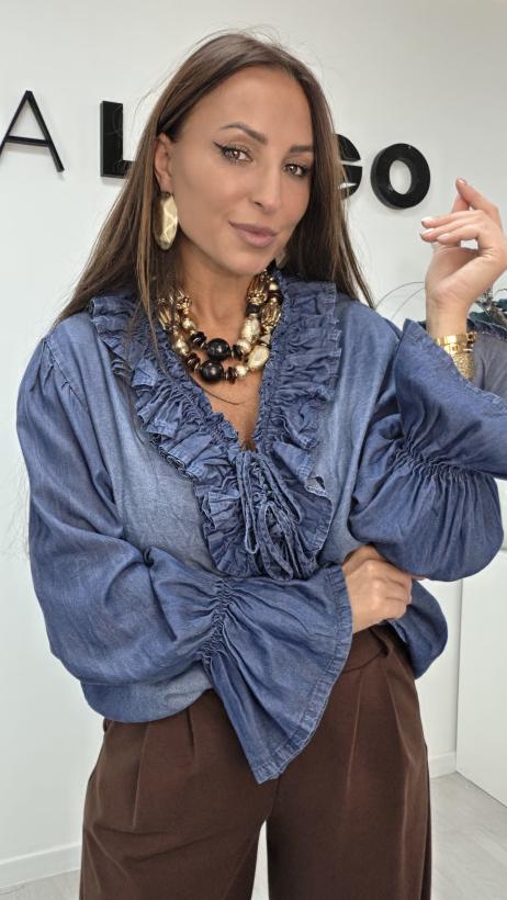 Bluzka jeans Serafina