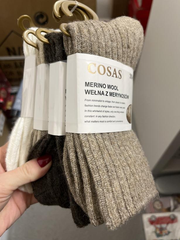Cosas skarpetki z wełny merino zapachowe 4-pak