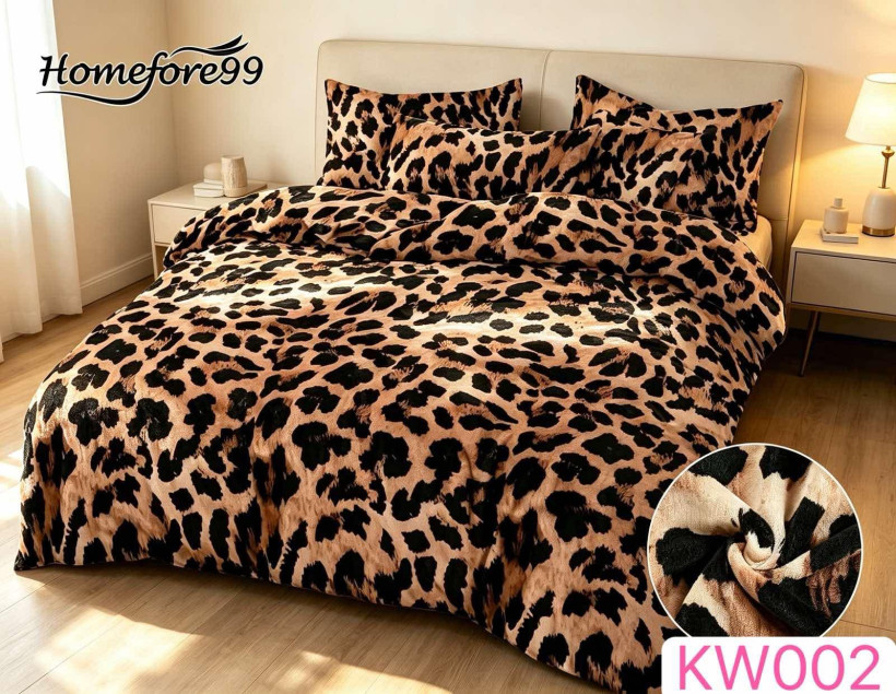 Komplet pościeli panterka kw002