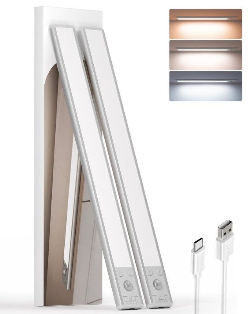 Lampka led podszawkowa z czujnikiem ruchu37cm