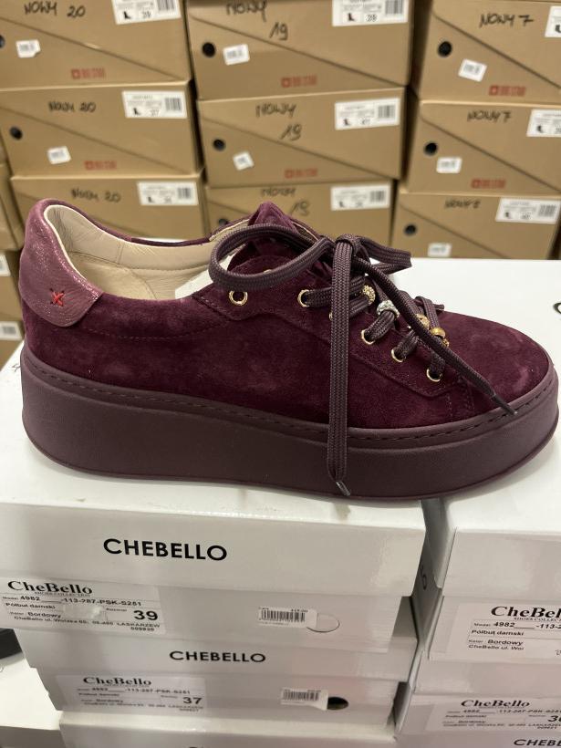 Vip 30 adidas bordo wino z koralikami Chebello 