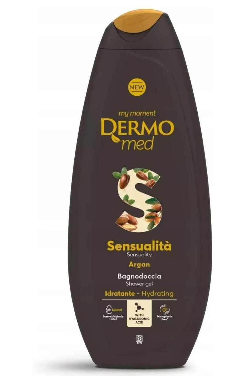 DERMOMED żel pod prysznic zapach argan wanilia 750ml