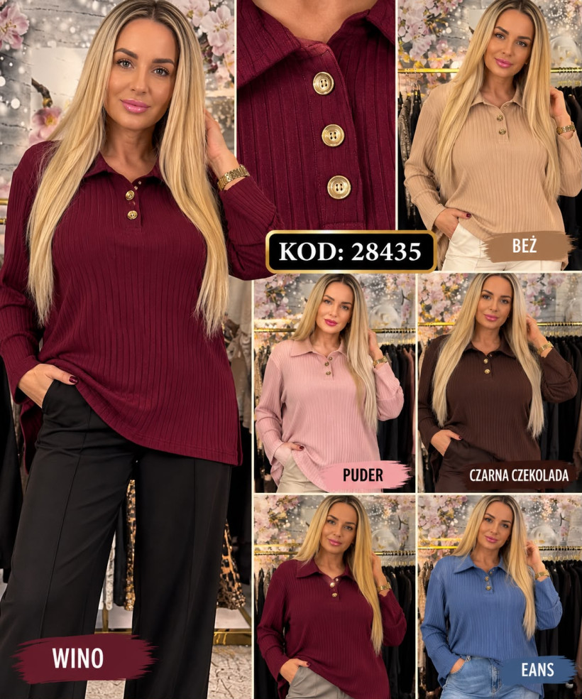 BLUZKA PRĄŻEK AMALIA   037 / 28435 RB33 