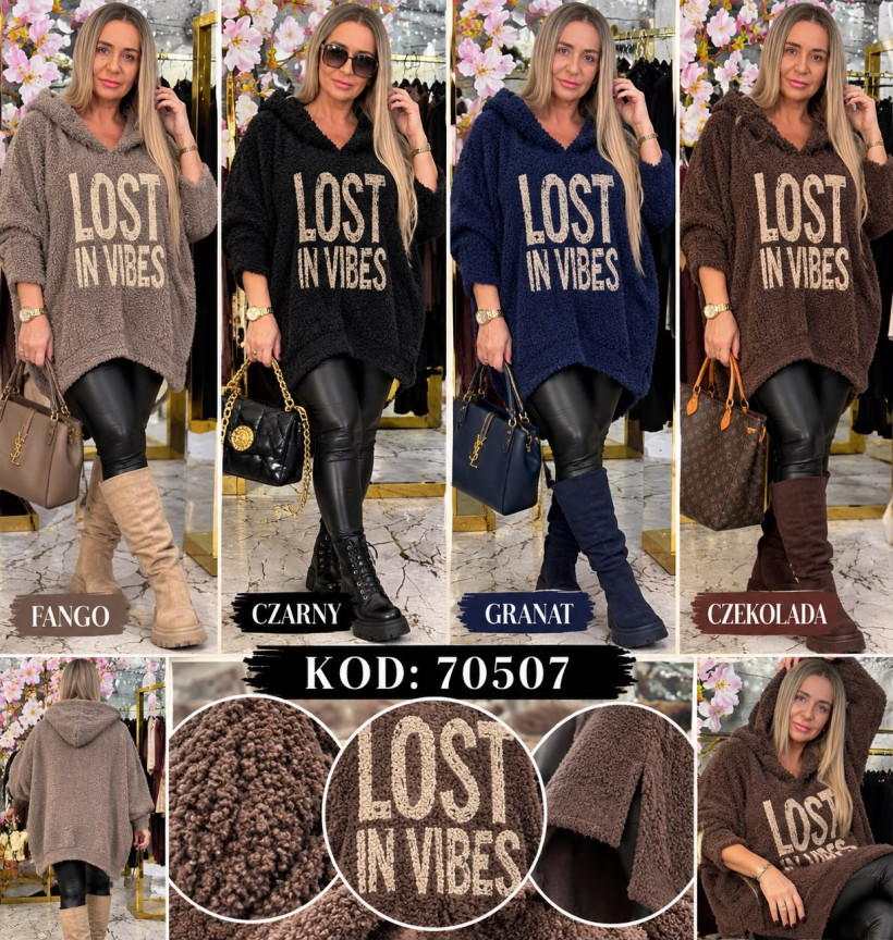 BLUZA "LOST" 70507 RN15 CIEPŁA