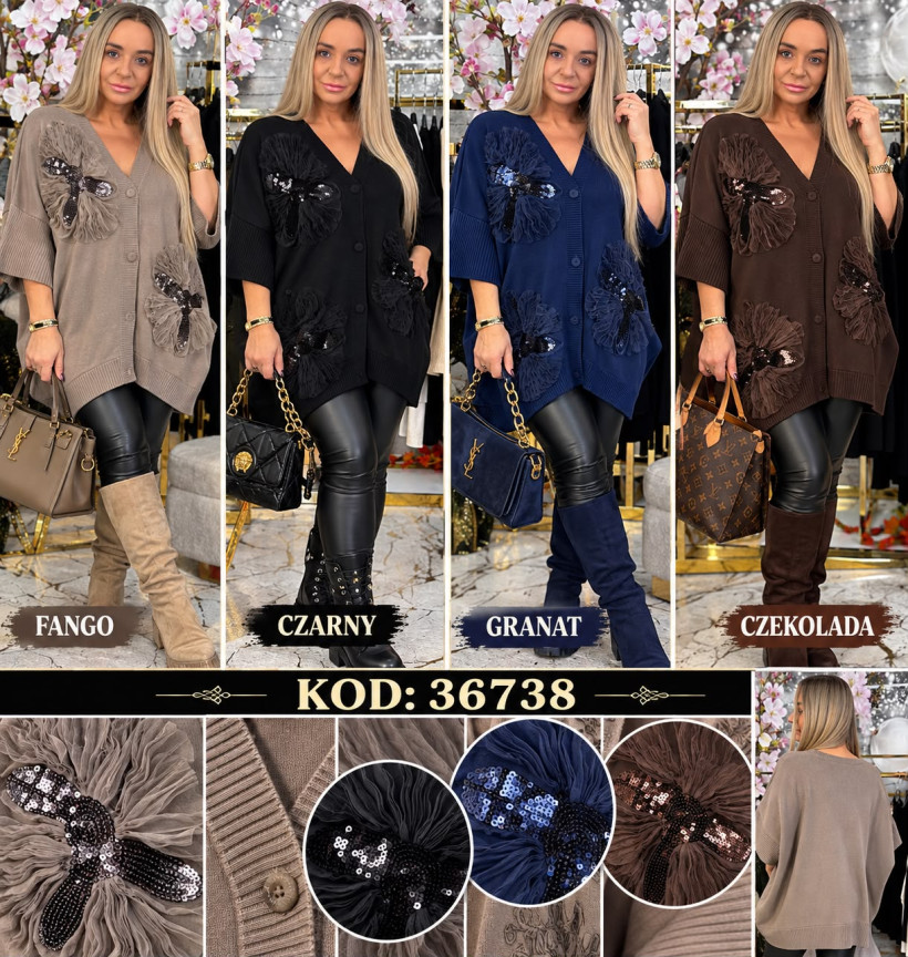 KARDIGAN SKYALER 36738 RB19  BEAUTY WOMEN 