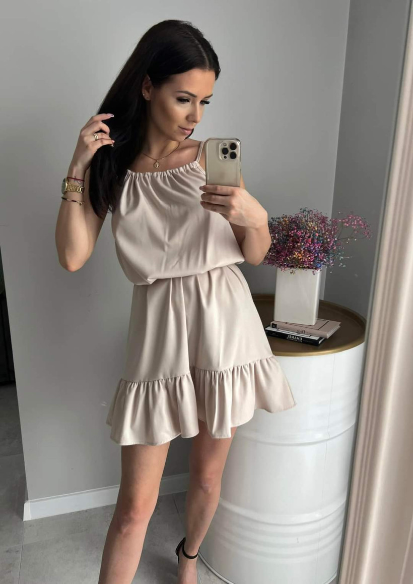 SUKIENKA RAMIĄCZKA BEŻ MAMA KAYA