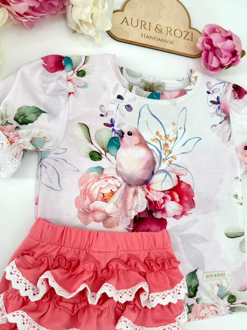 BODY/BLUZKA PAPUGI  AURI&ROZI