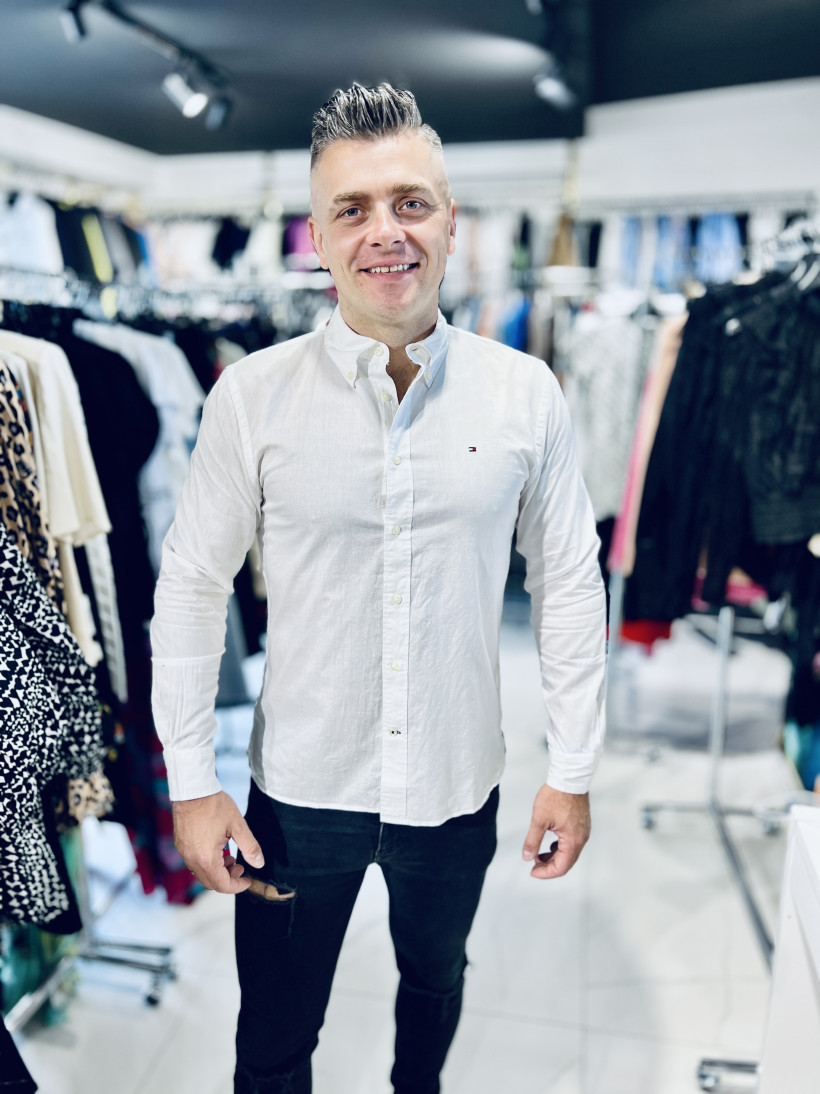 Koszula  Tommy Hilfiger Biała Regular Fit