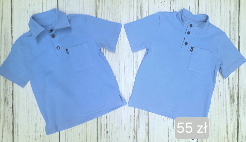 Koszulka polo błękit