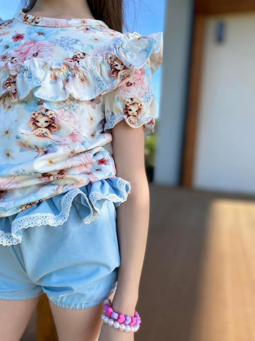 Spodenki błękit Zula