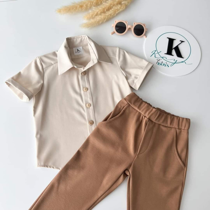 Koszula kawa z mlekiem Kaya