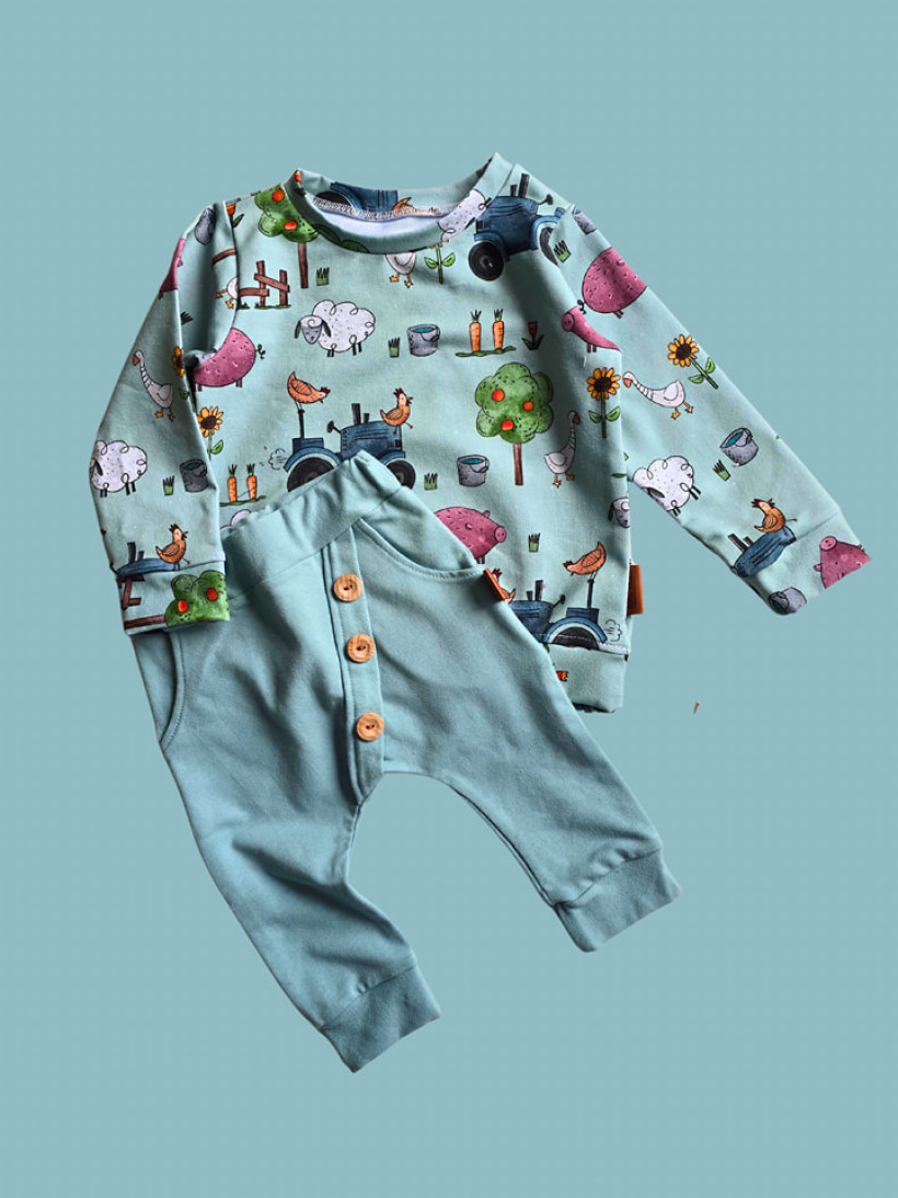 Spodnie morskie z guziczkami MatiM