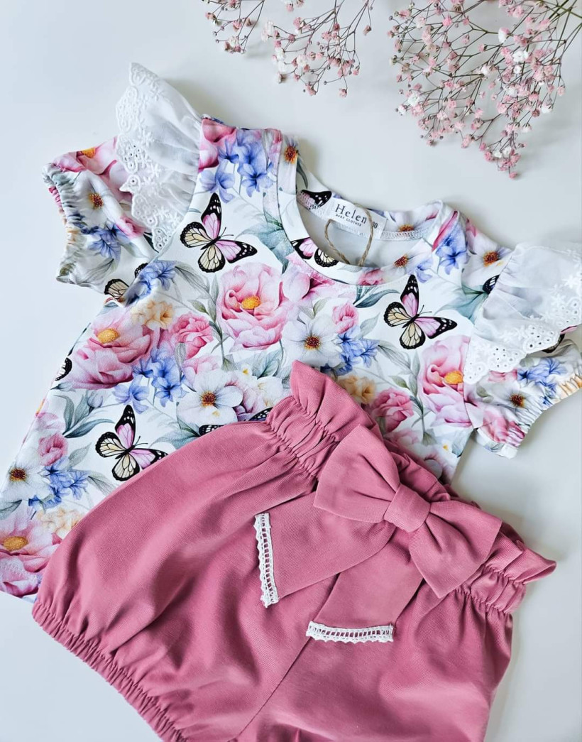 Spodenki z kokardą szminka Helen