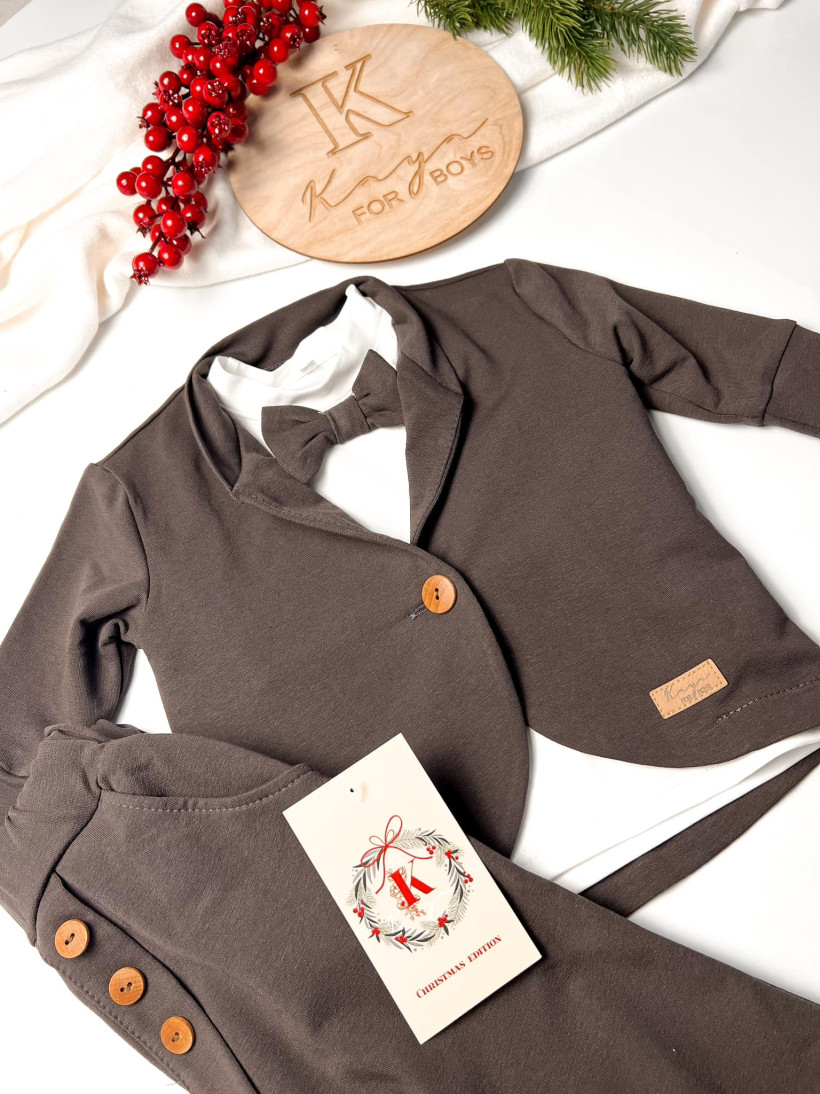 Garnitur 3w1 elegant antracyt Kaya