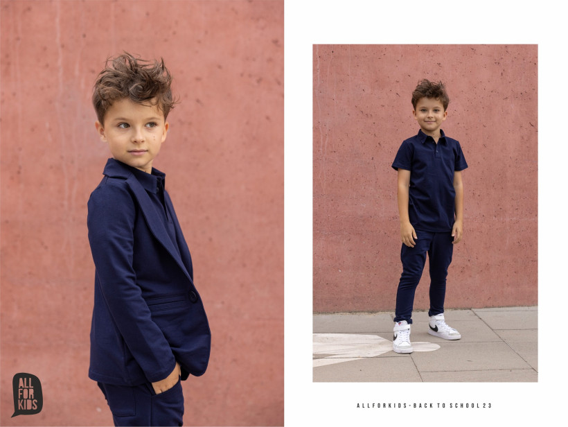 Polówka granat All For Kids