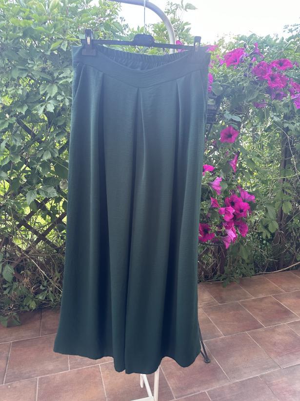 Spodnie kuloty  Plus Size butelka