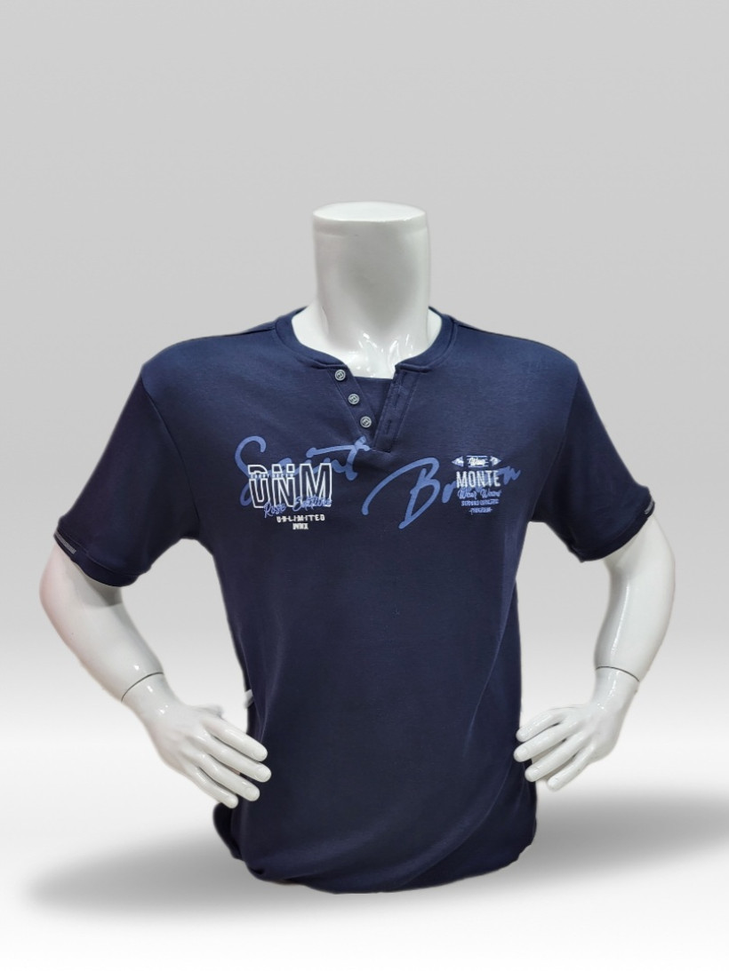 T-Shirt Męski Guzik