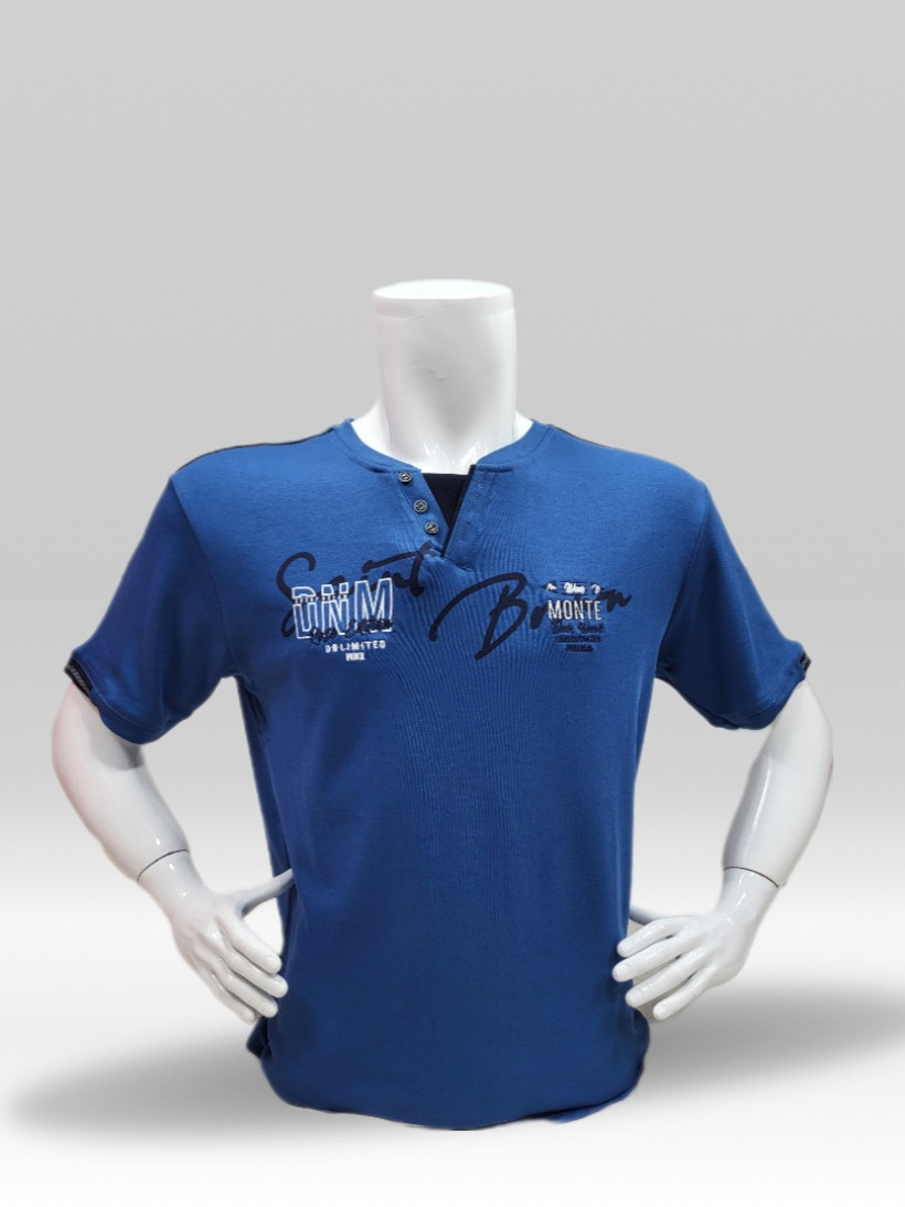 T-Shirt Męski Guzik 