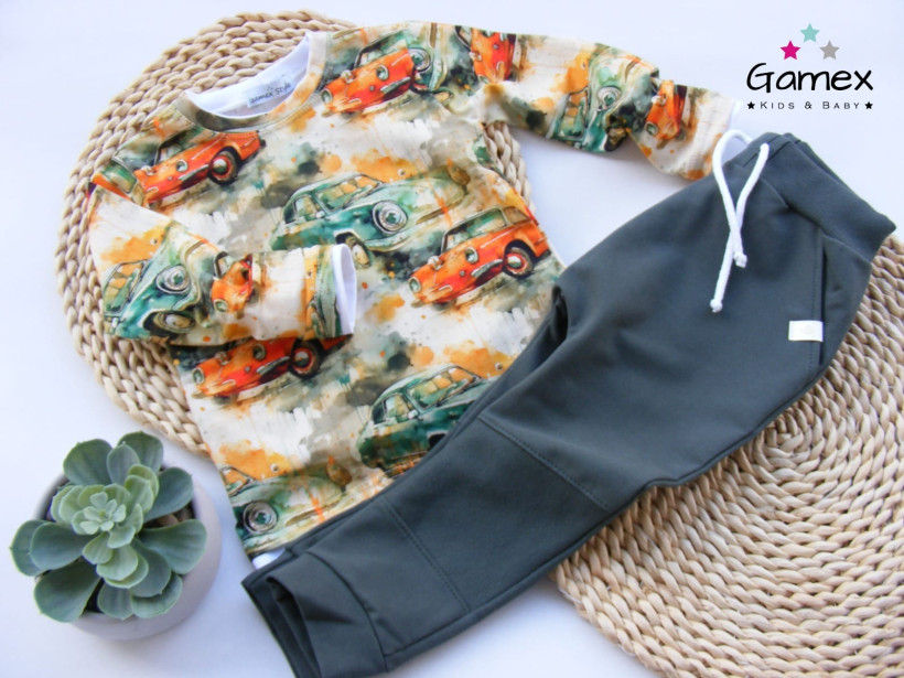 Komplet Brumbrum Gamex body/bluzka+spodnie