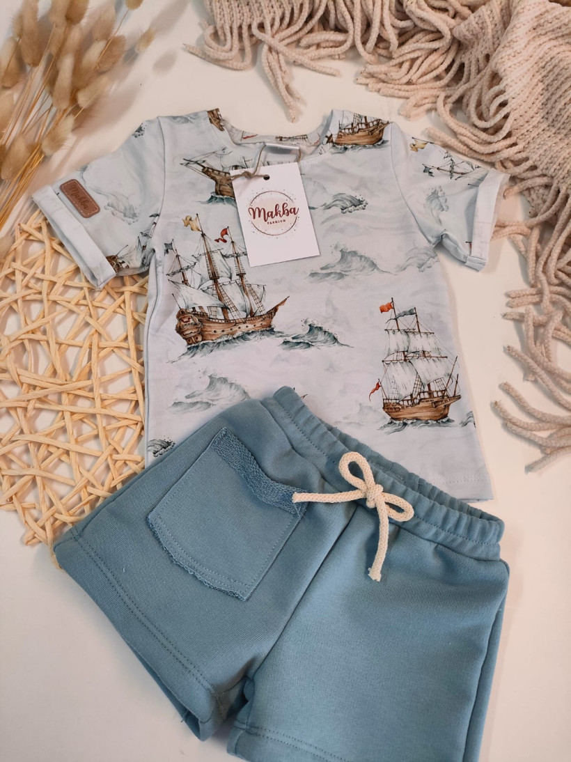 Body/Bluzka statki Makba Chłopiec