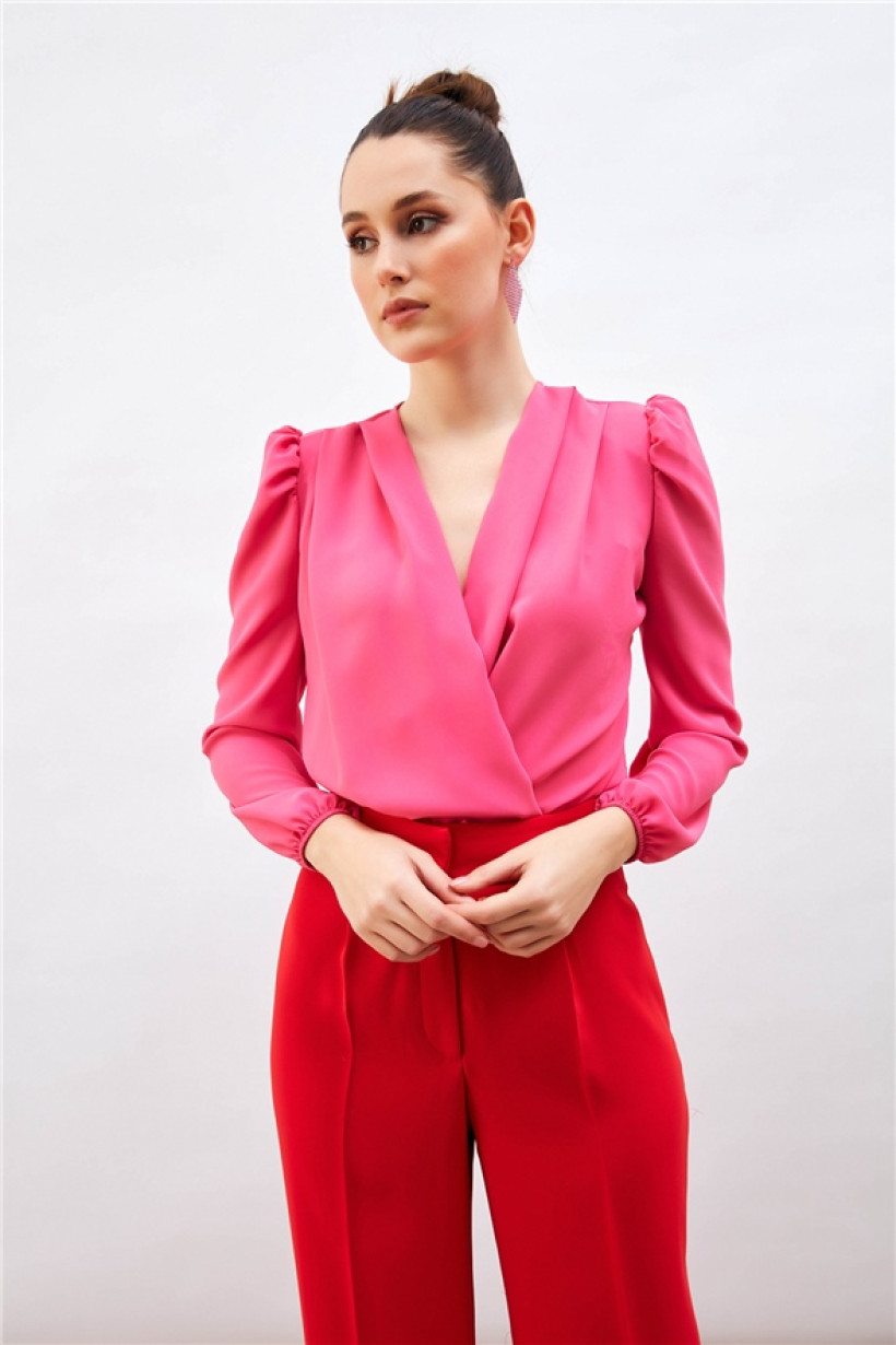 bodysuit pink blouse