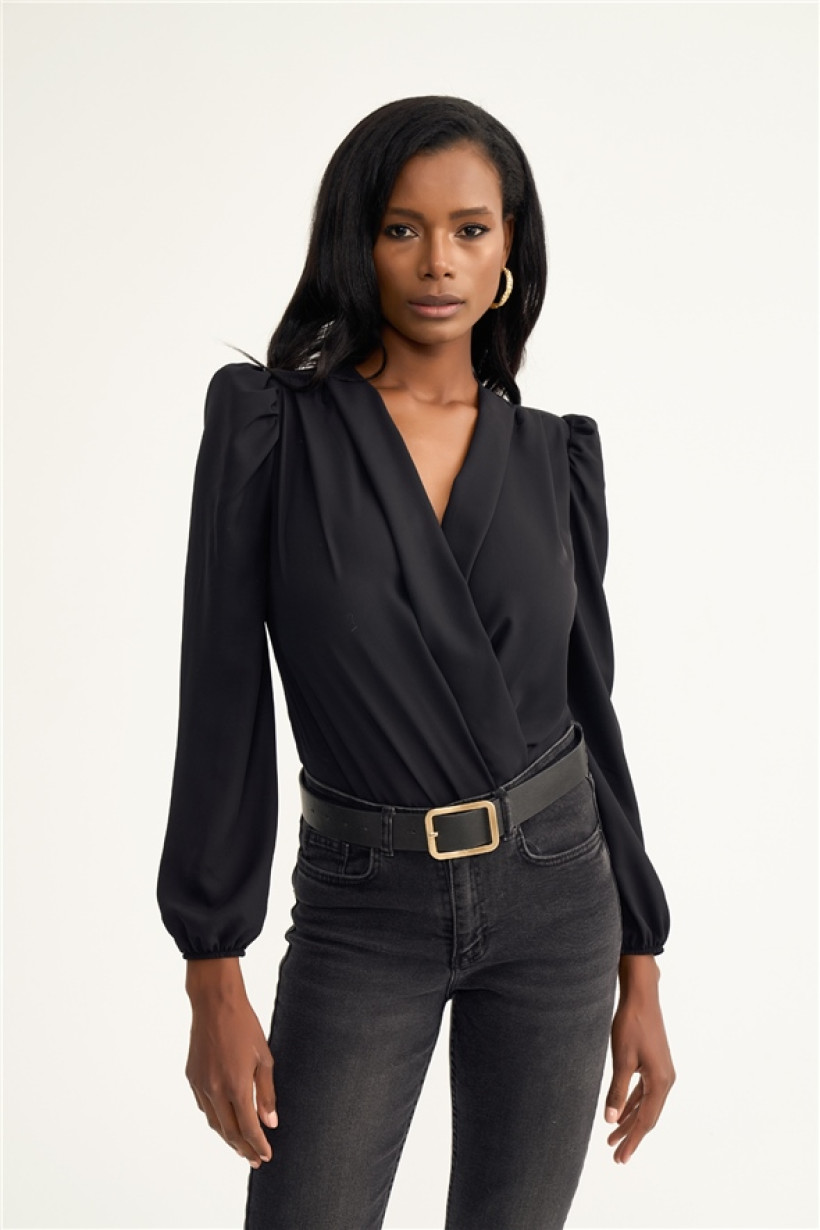 bodysuit black blouse