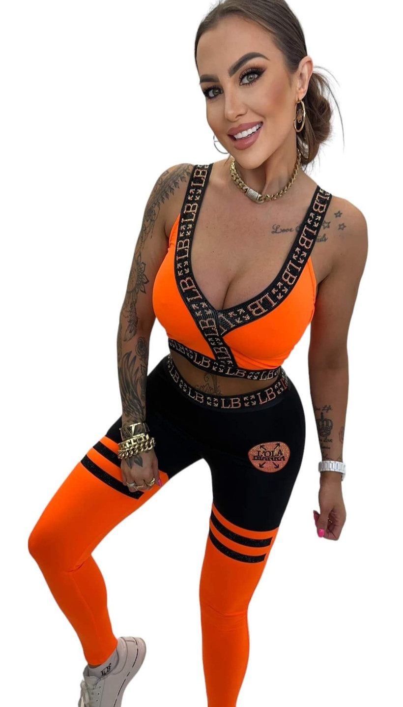 Komplet top + leginsy L'ola Bianka