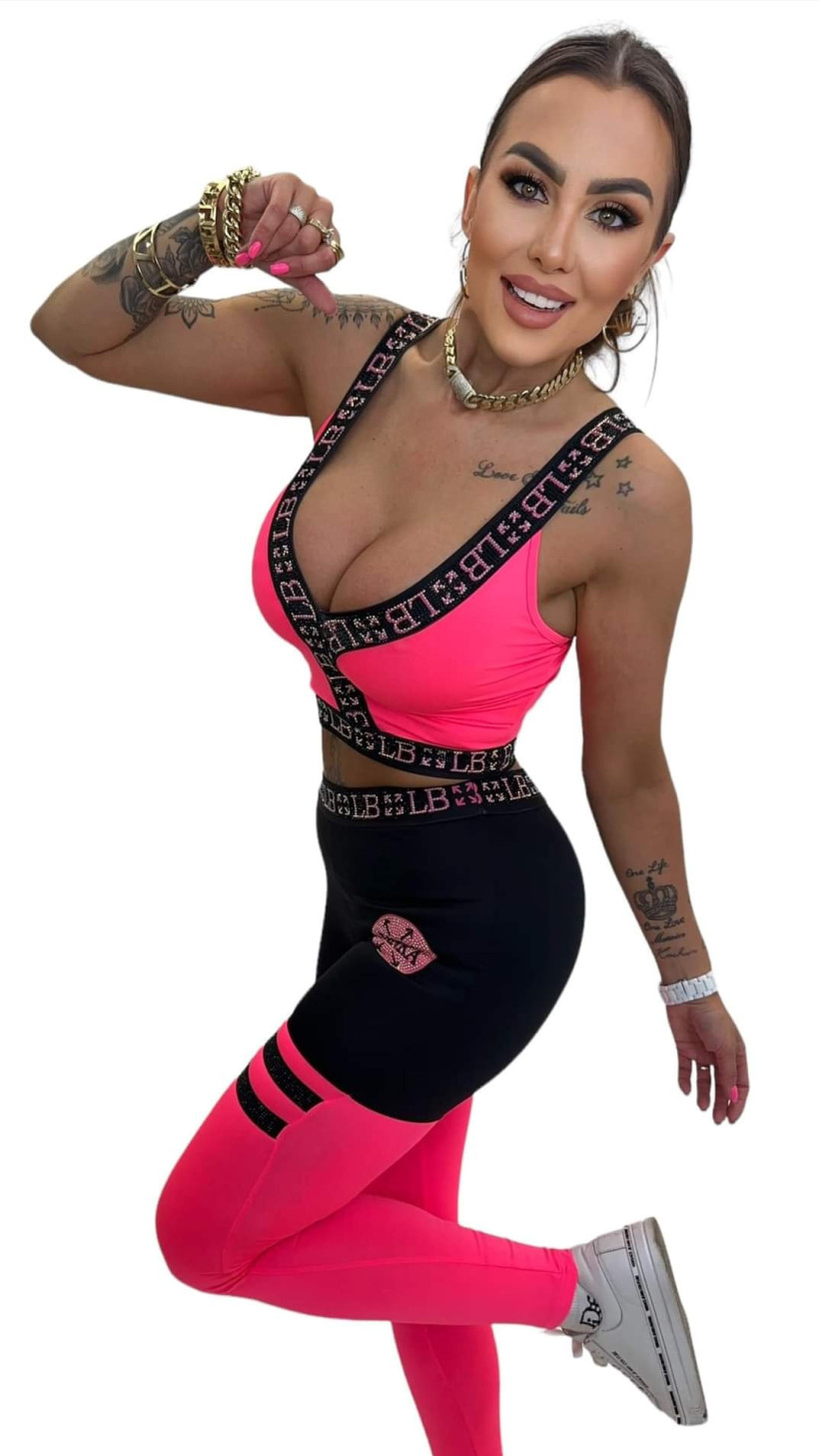 Komplet top + leginsy L'ola Bianka