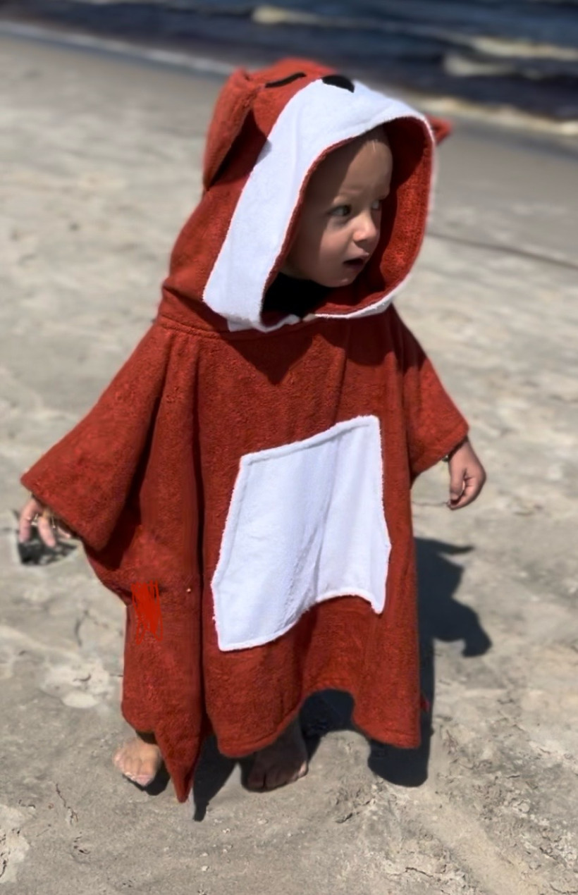 Ponczo kąpielowe LISEK