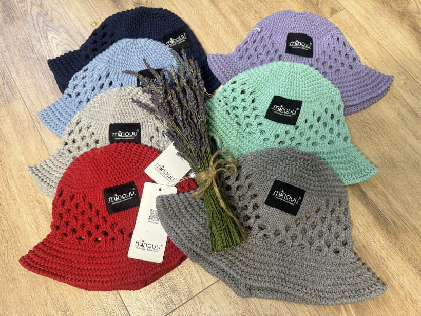 Kapelusik pleciony (multicolor) Minouu