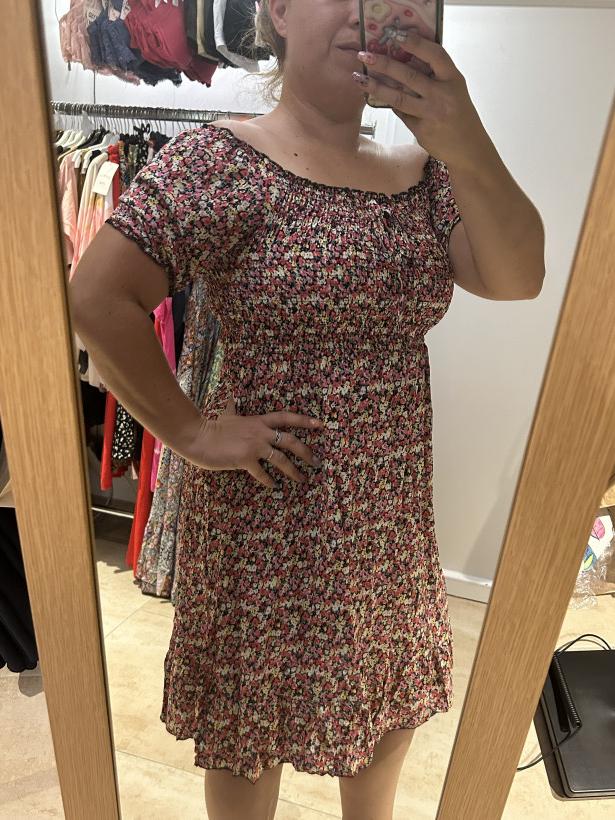 Robe courte petite fleur