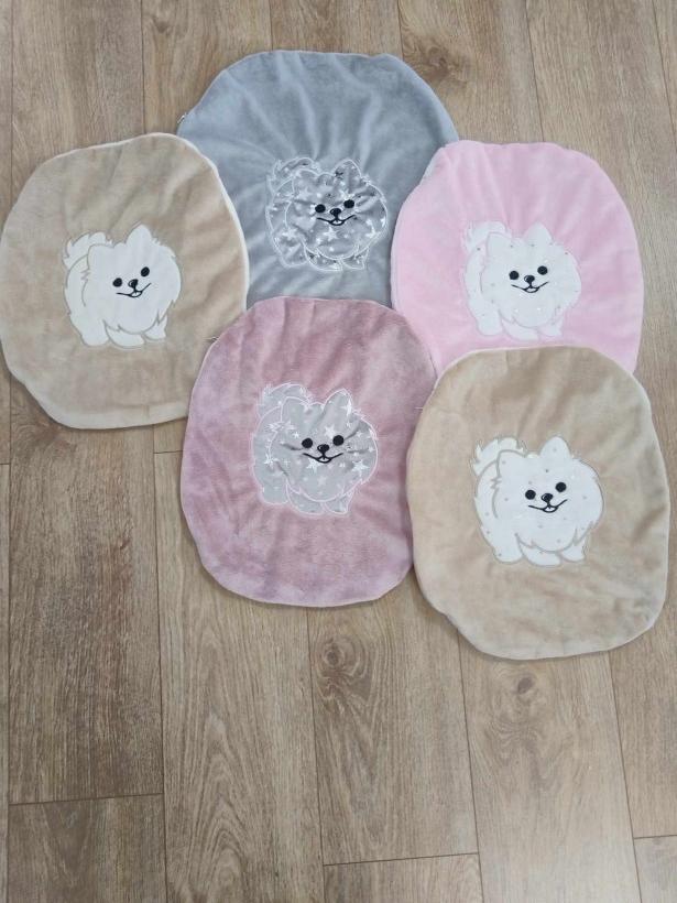 Housse Broderie Pomeranian pour Coussin Berceau  T3