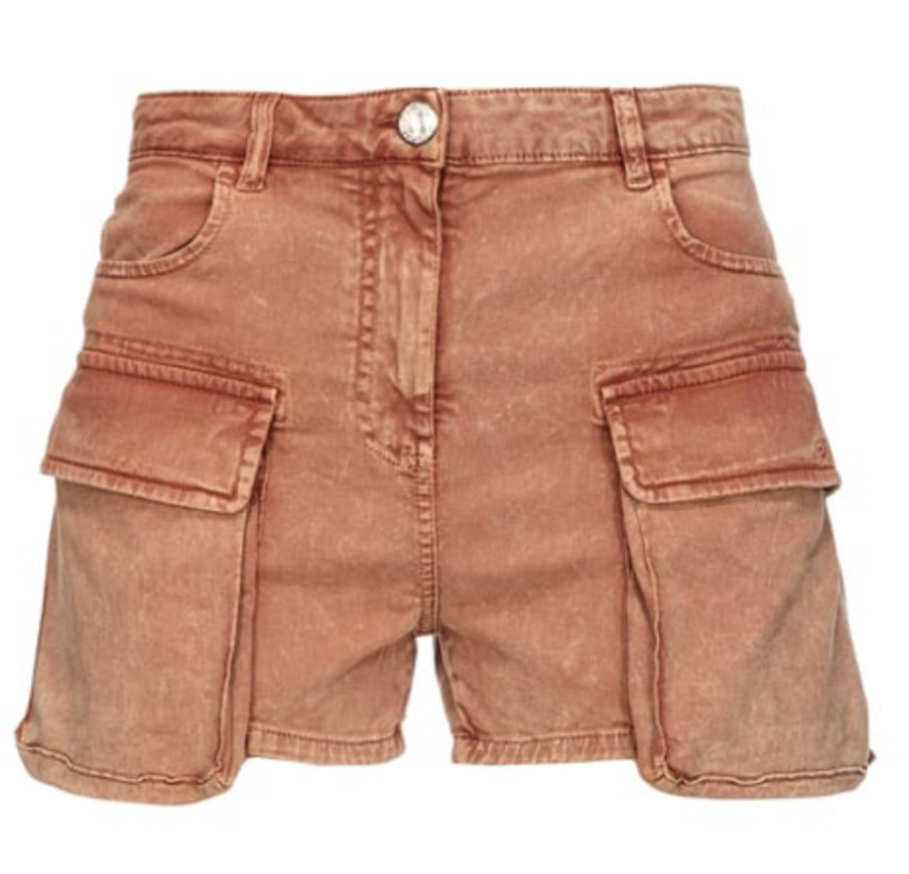 Spodenki Pinko Sparta Shorts brązowe